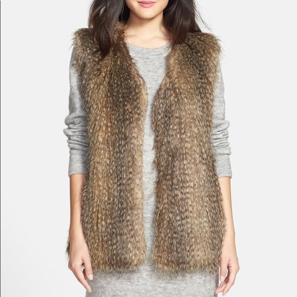 Via Spiga Jackets & Blazers - Via Spiga Faux Fur Vest